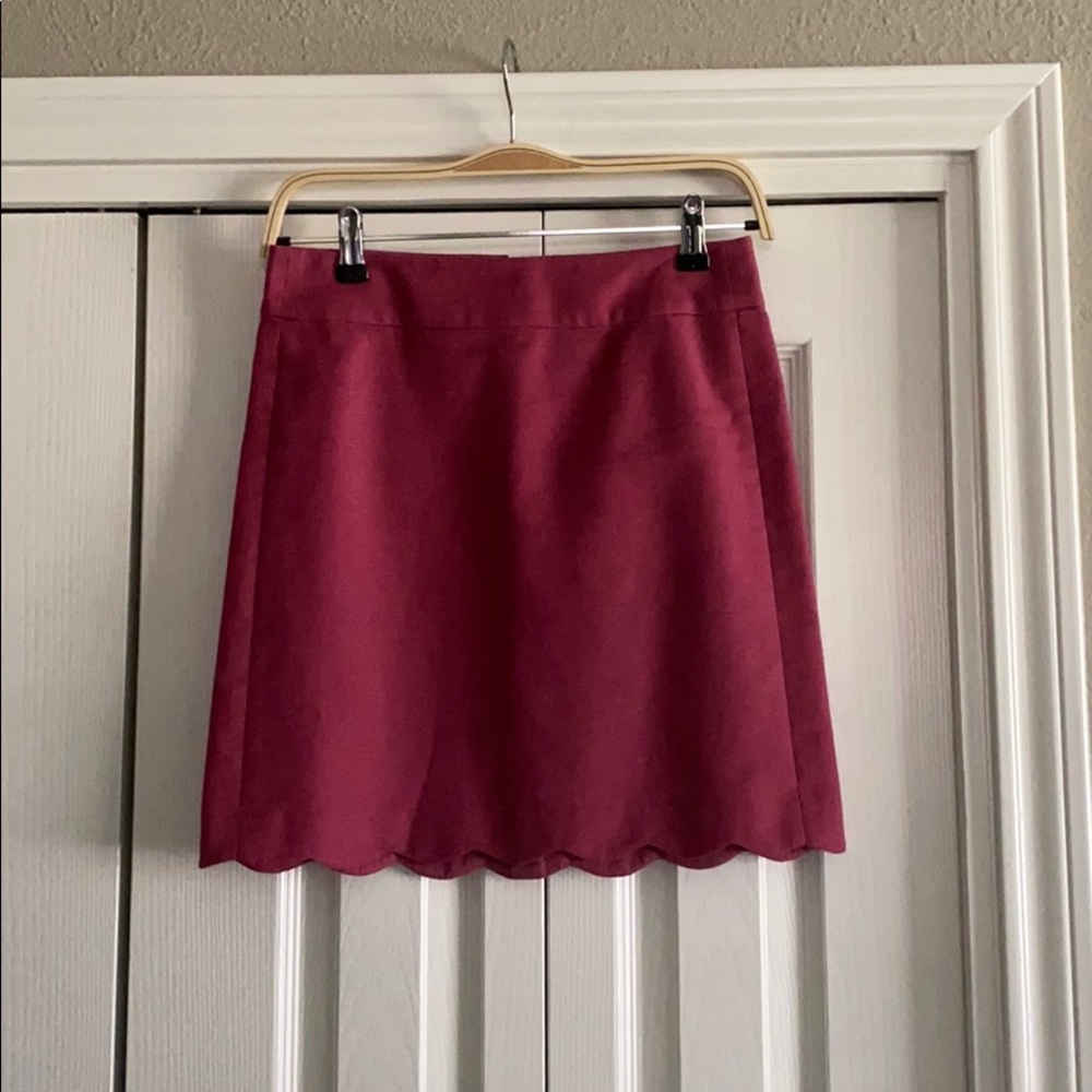 Loft Scalloped Skirt